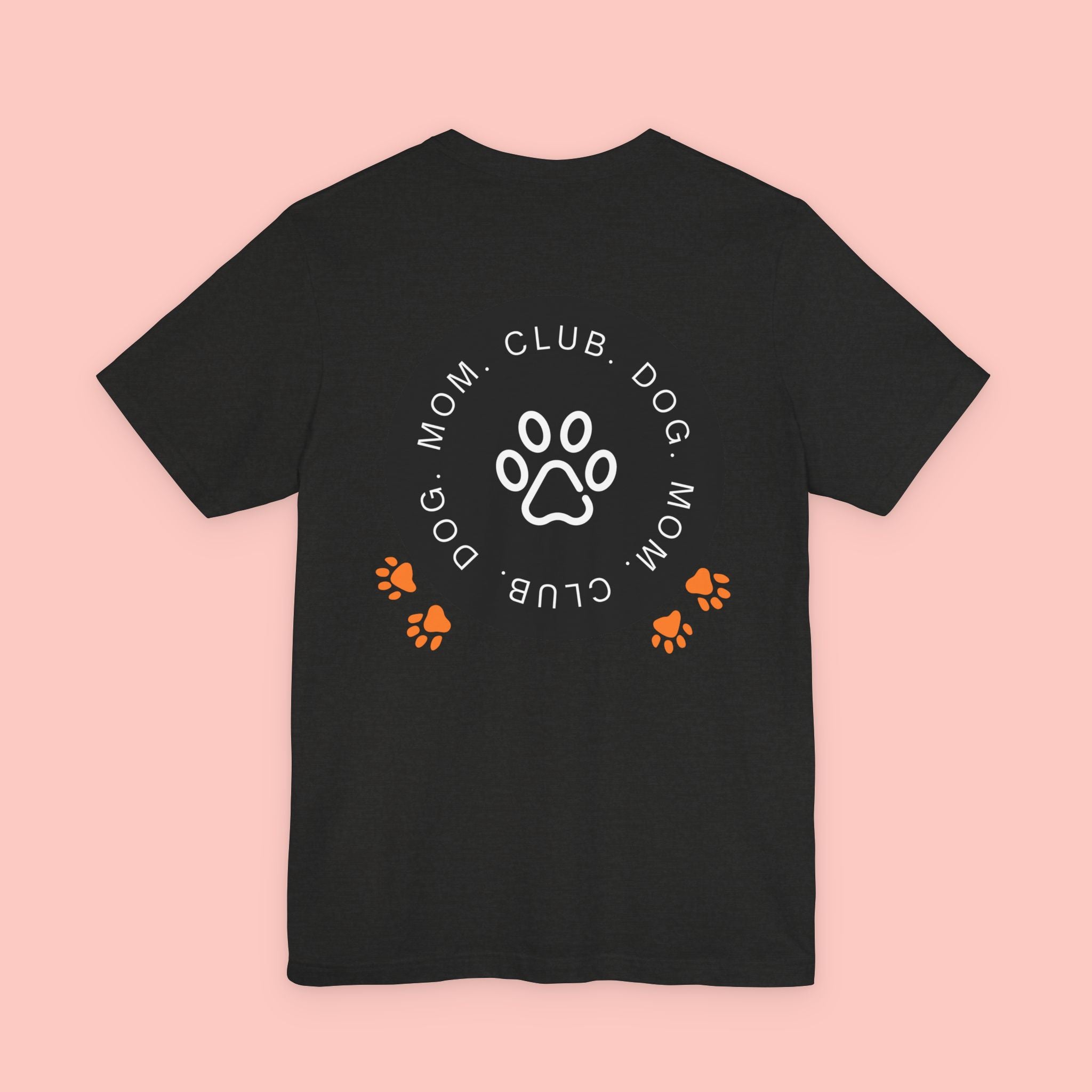 Dog Mom Club T-Shirt — Paw Print Graphic Tee for Pet Lovers