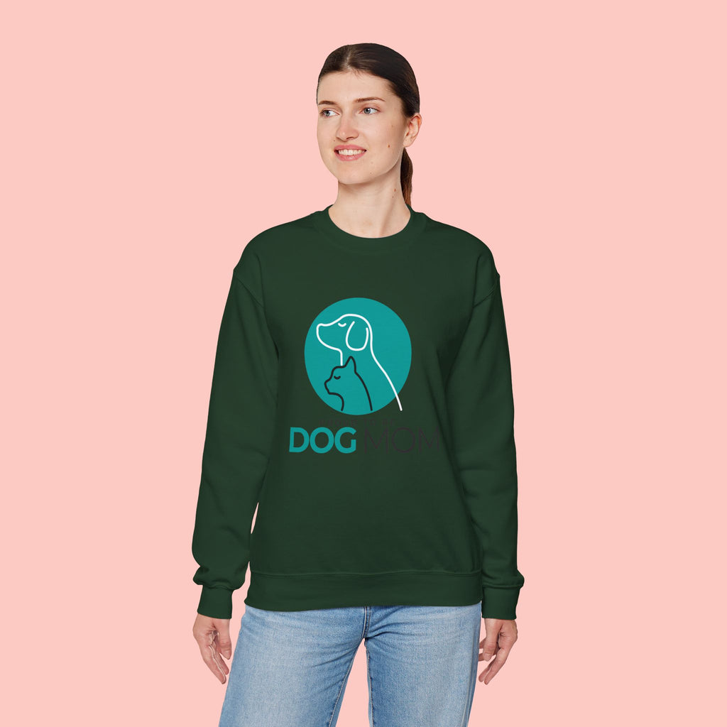 Dog Mom Crewneck Sweatshirt – Proud To Be Dog Mom Graphic Pullover