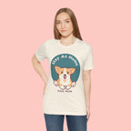 Stay At Home Dog Mom T-Shirt — Cute Corgi Graphic Tee
