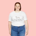 Dog Mom Tee — "Dog Mom: It Is A Lifestyle, Not Hobby" Cute Dachshund Graphic T-Shirt