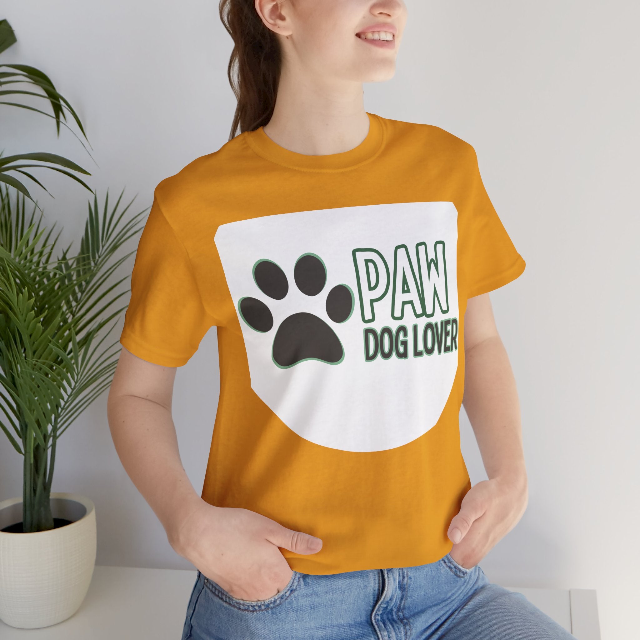 Paw Dog Lover T-Shirt — Cute Paw Print Tee for Dog Owners