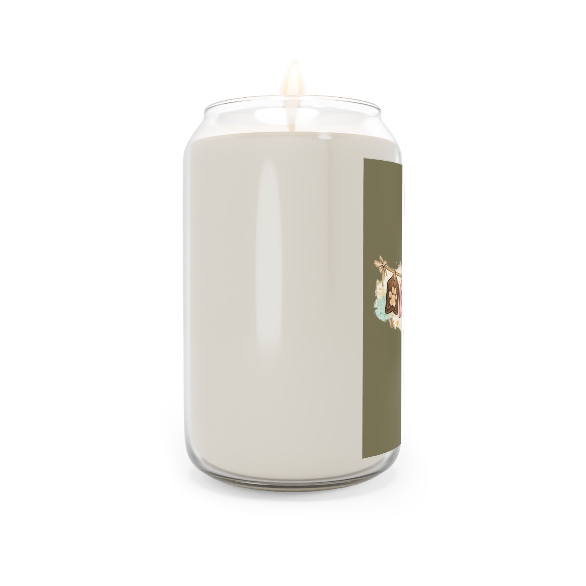 Grandma Pet Lover Soy Candle — 13.75oz Scented Candle (G M M Paw Design)