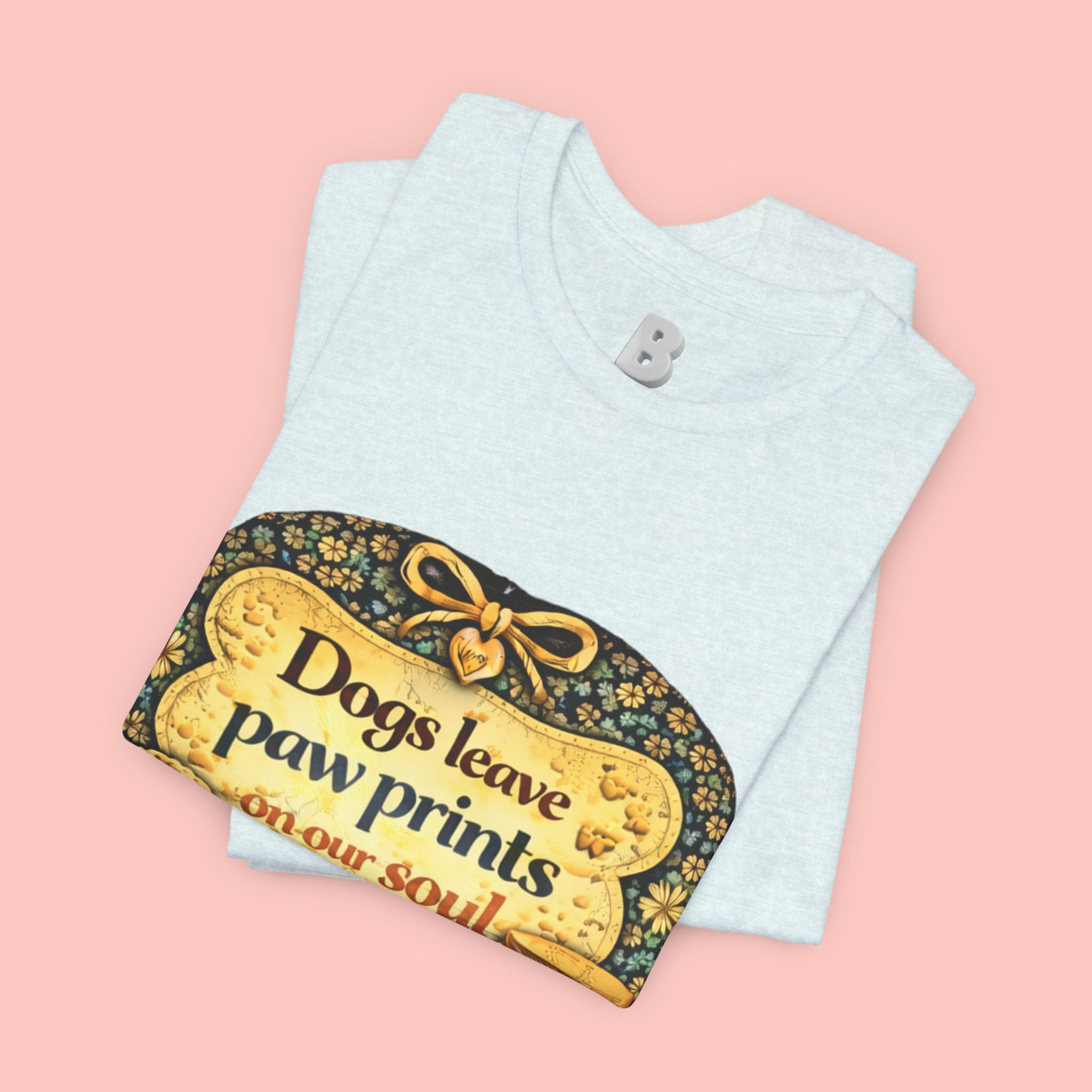Dogs Leave Paw Prints Tee – Vintage Pet Lover T‑Shirt