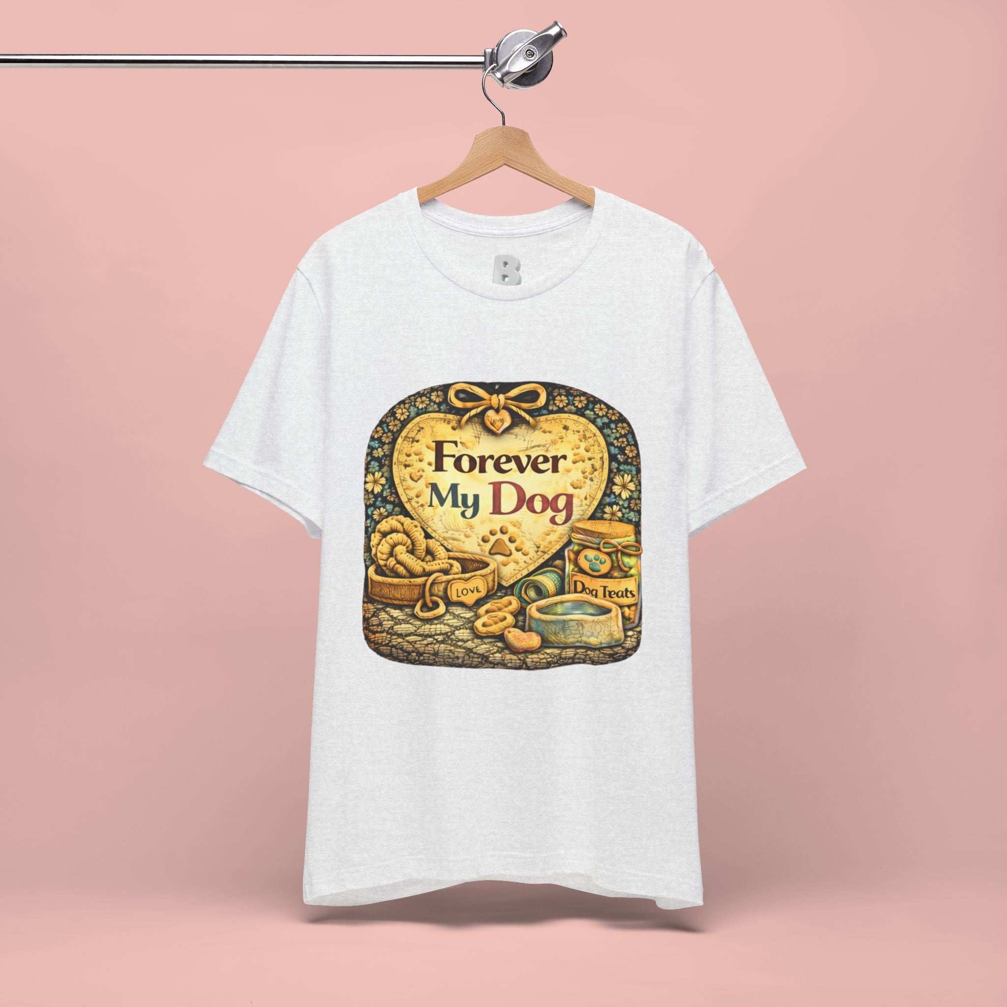Dog T-Shirt — "Forever My Dog" Vintage Pet Lovers Tee