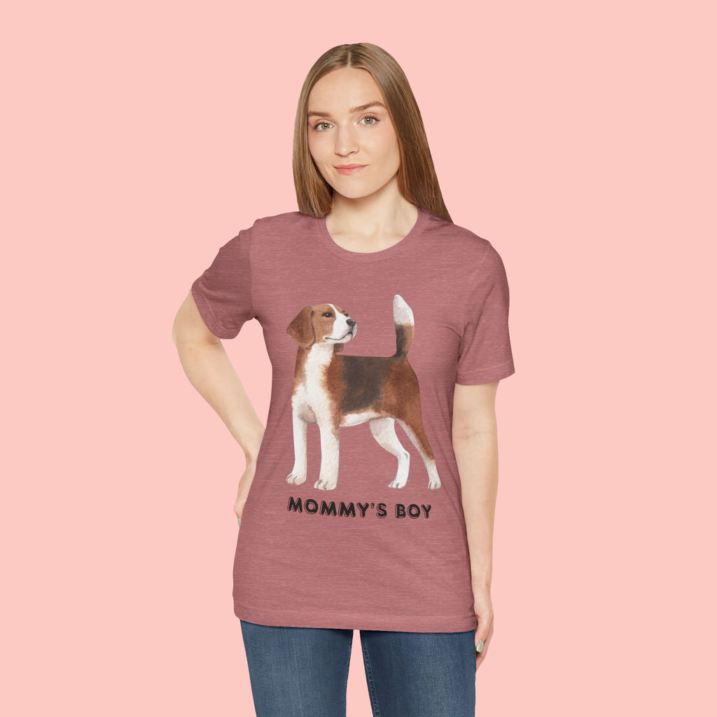Mommy's Boy Beagle T-Shirt — Cute Dog Lover Tee