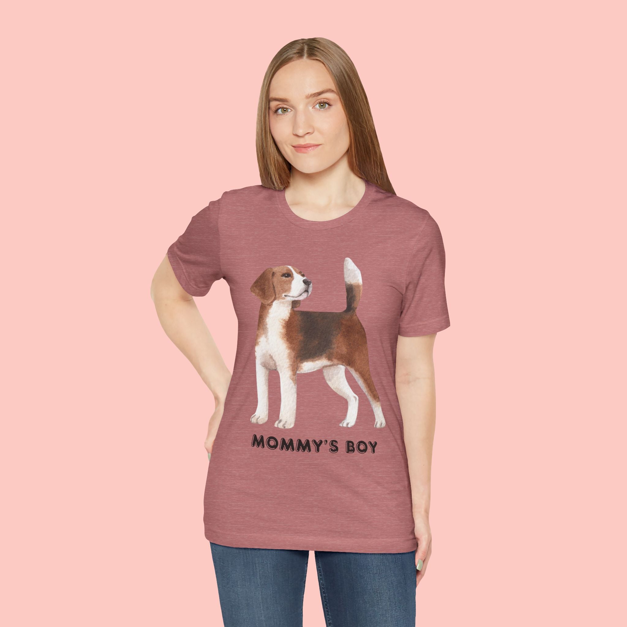 Mommy's Boy Beagle T-Shirt — Cute Dog Lover Tee