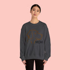 Dog Mom Crewneck Sweatshirt – Minimalist Labrador Outline