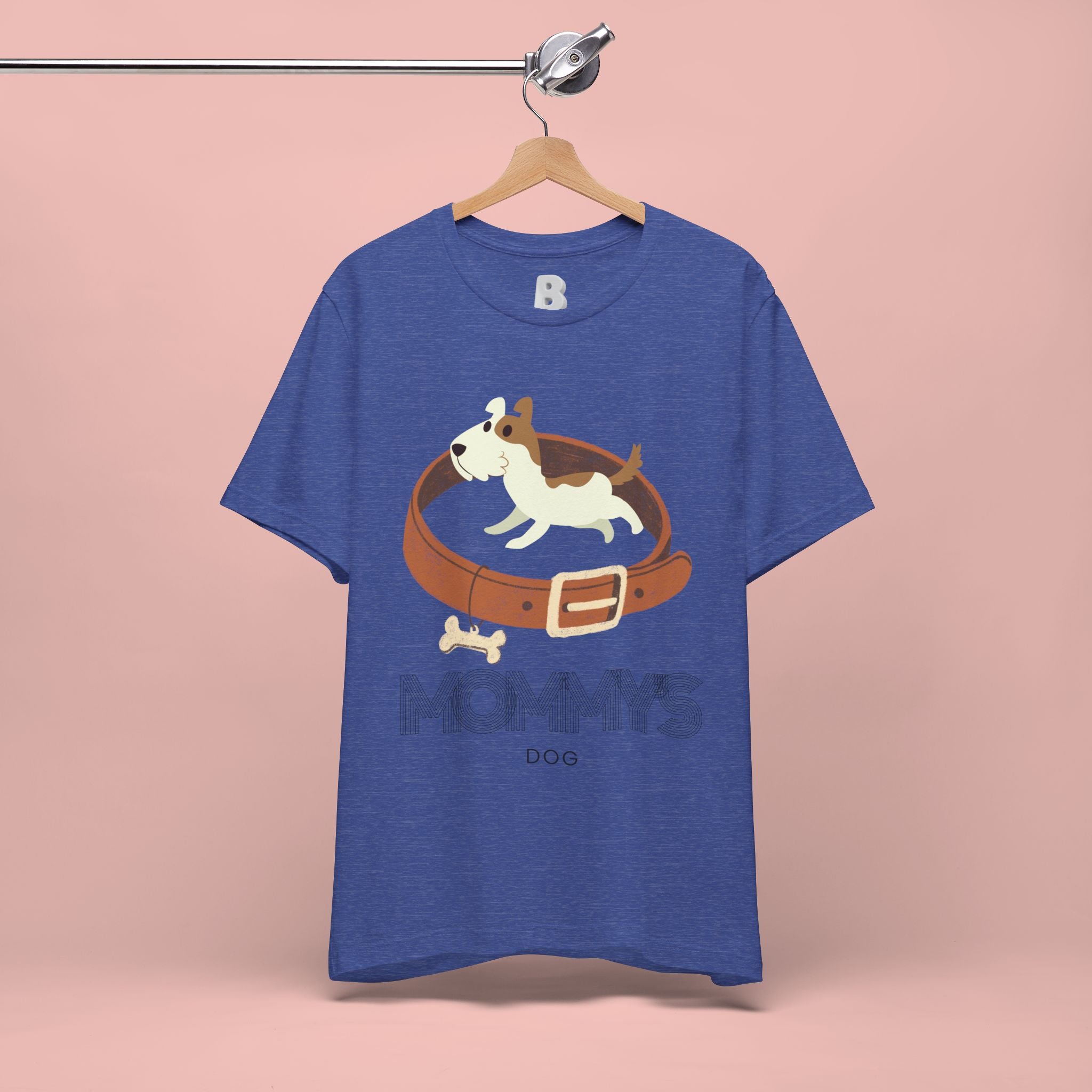 Mommy's Dog T-Shirt – Cute Puppy & Collar Graphic Tee for Dog Moms