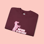 My Dog Is My Baby Sweatshirt — Cute Pink Dachshund Pet Lover Crewneck
