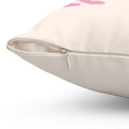 My Dog Is My Baby Pink Dachshund Pillow — Cute Pet Mom Decorative Throw Pillow