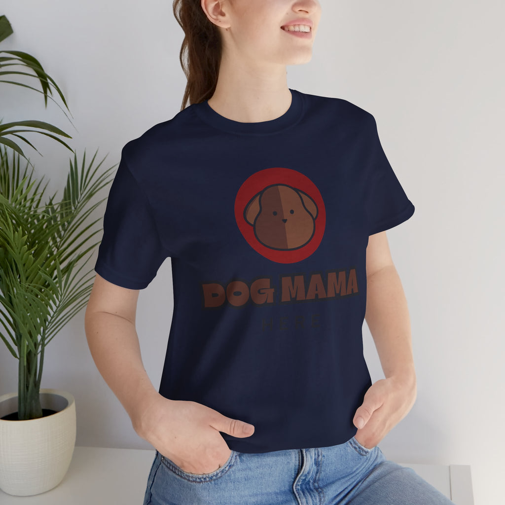 Dog Mama T-Shirt – Cute Brown Pup Graphic Tee