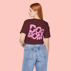 Dog Mom T-Shirt — Retro Pink Graphic Tee for Pet Lovers