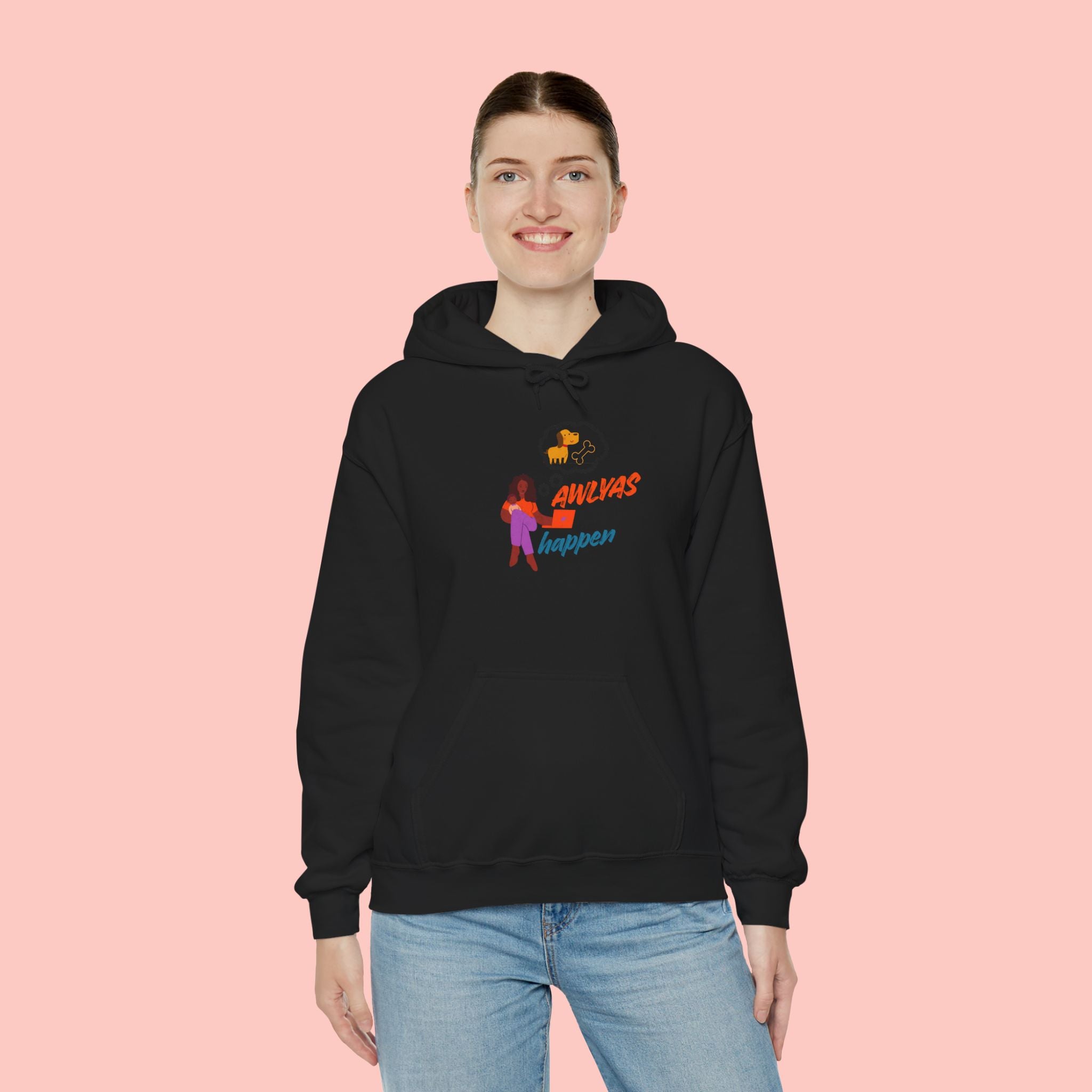 Hoodie — "Always Happen" Empowerment Graphic Hoodie