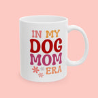 Retro "In My Dog Mom Era" Ceramic Mug – 11oz & 15oz