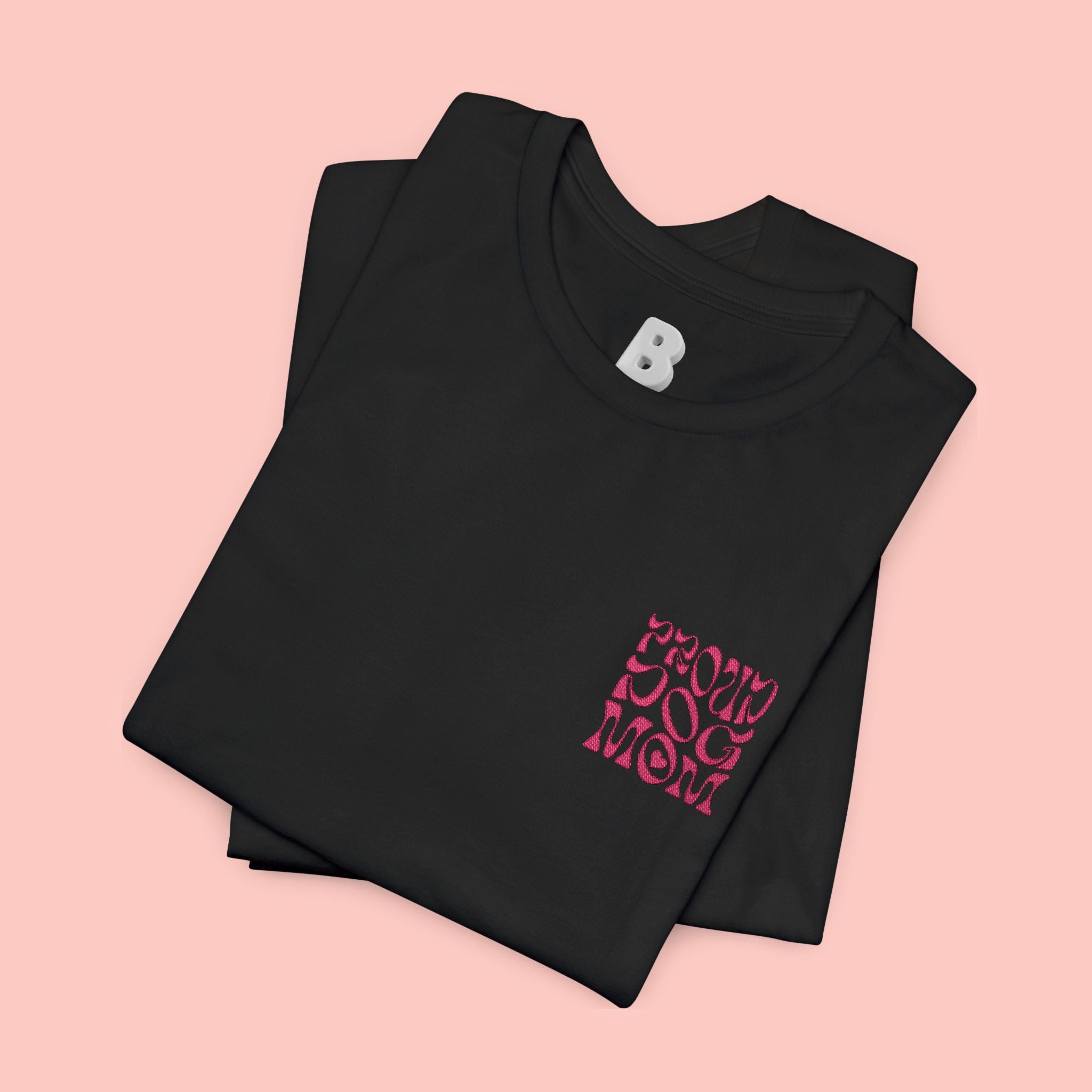 Leopard Hearts Pocket Tee — Women's Cute Animal Print Chest Pocket T‑Shirt