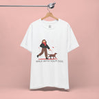 Walk With Your Dog Tee — Cute Dog Walking Graphic T-Shirt
