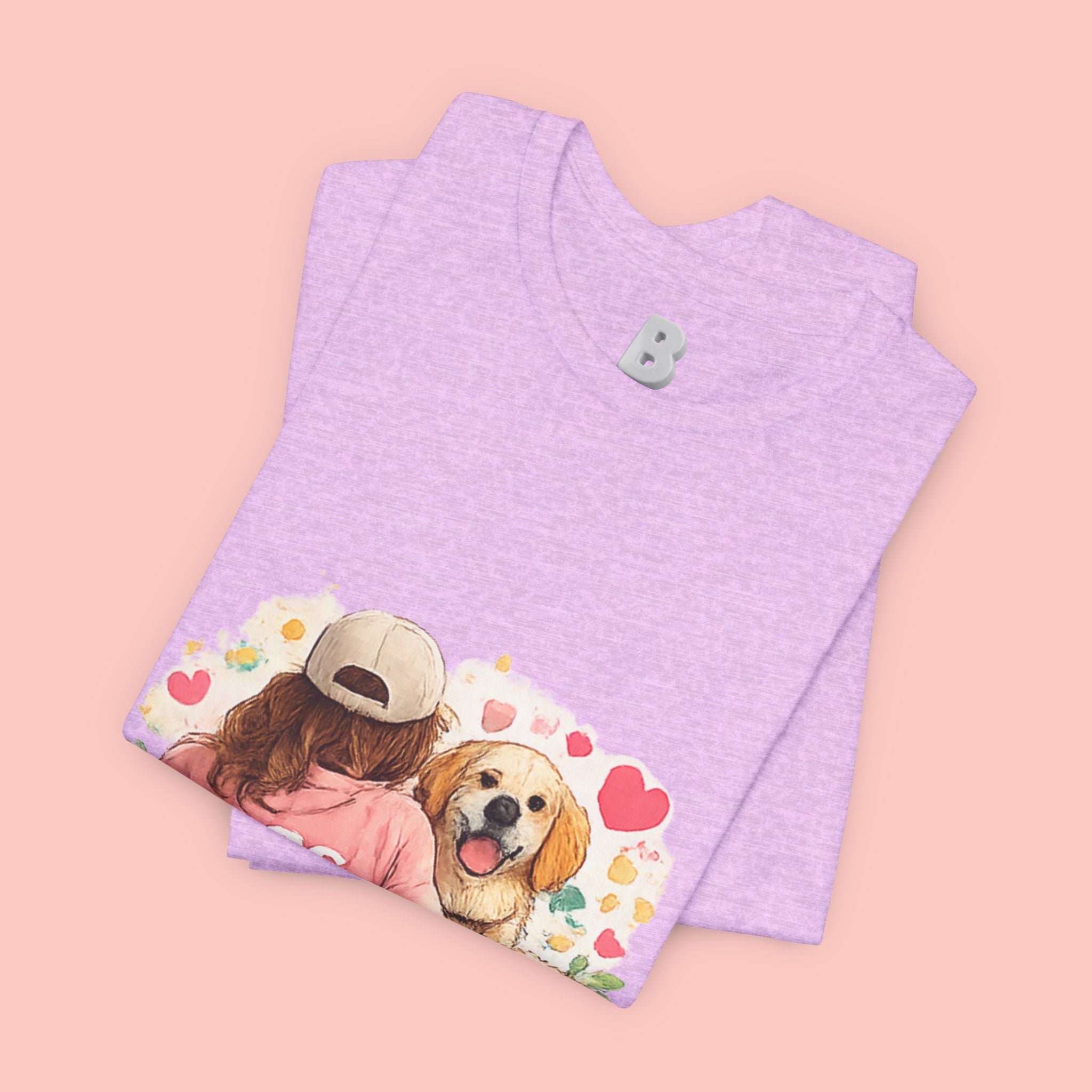 Dog Mom T-Shirt — Cute Floral Puppy Tee for Dog Lovers