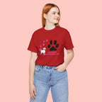 Dog Pawprint T-Shirt — "Pawprints Everywhere I Go" Cute Pet Lover Tee