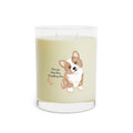 Corgi Scented Candle — 11oz Glass Candle with Cute Puppy Illustration