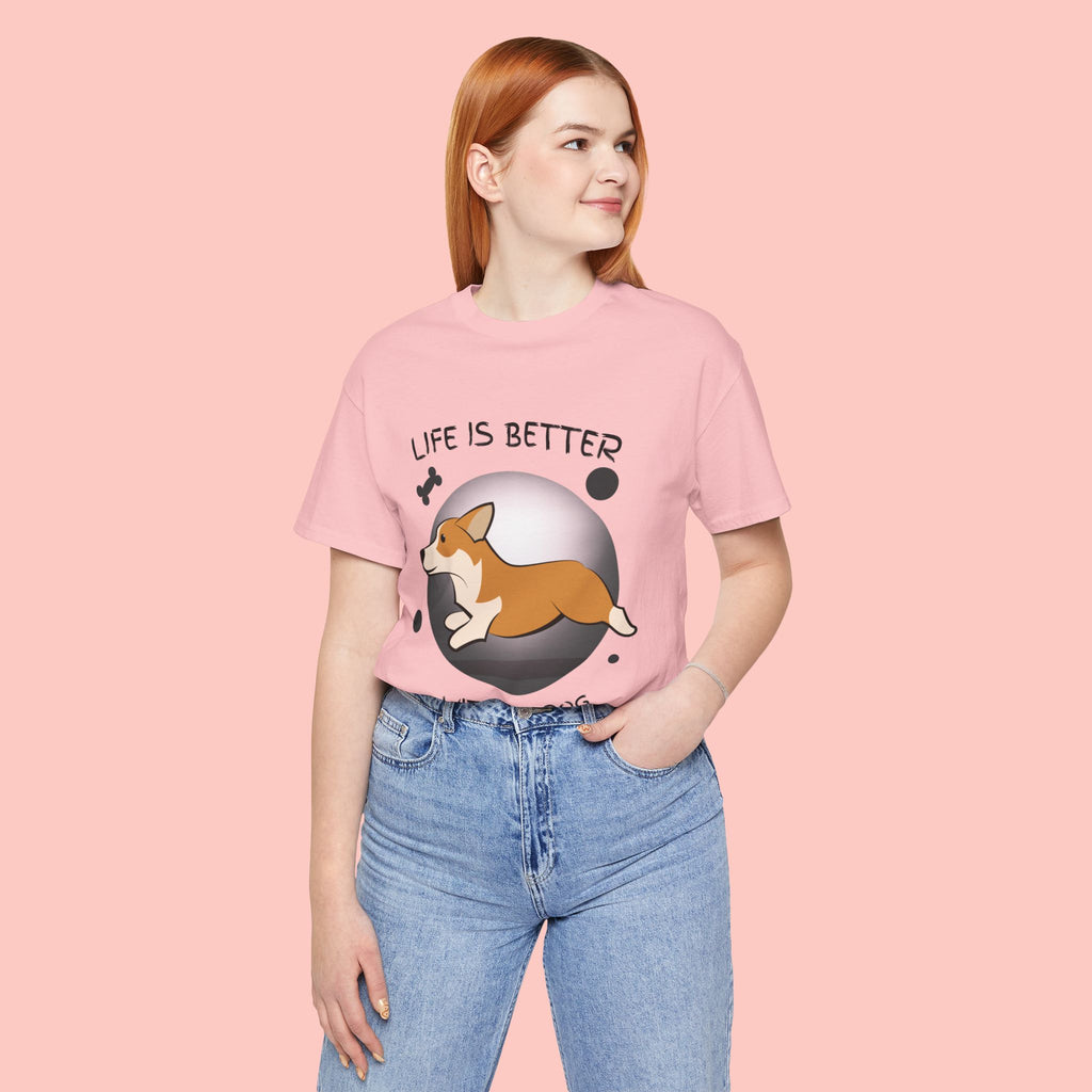 Life Is Better With My Dog Corgi T-Shirt