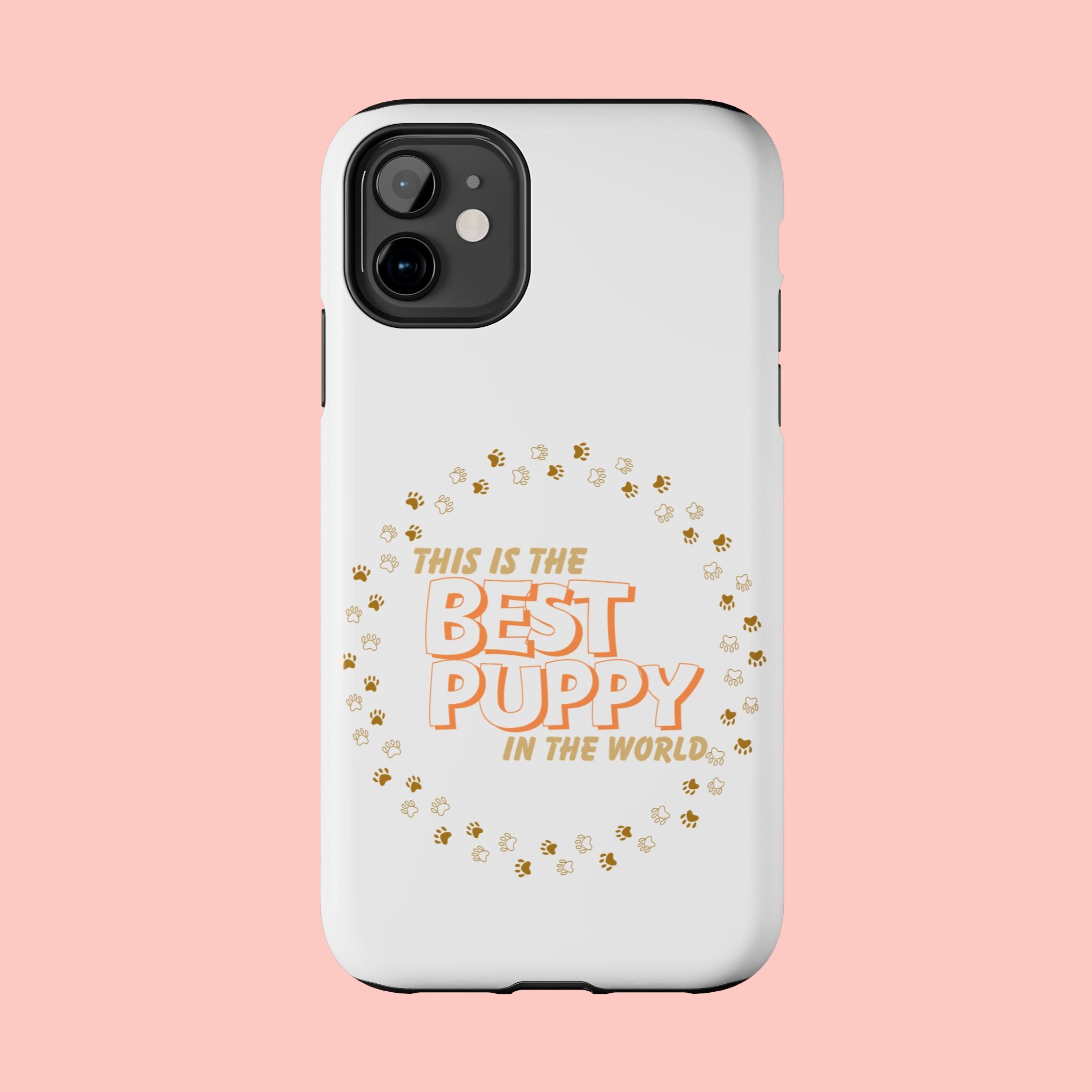Best Puppy Phone Case — Cute Paw Print Tough Phone Case