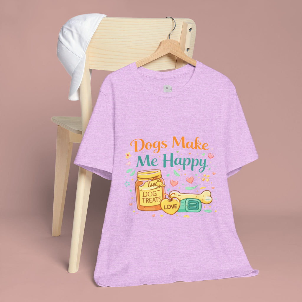 Dogs Make Me Happy T-Shirt