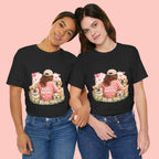 Dog Mom T-Shirt - Cute Woman with Dogs Graphic Tee