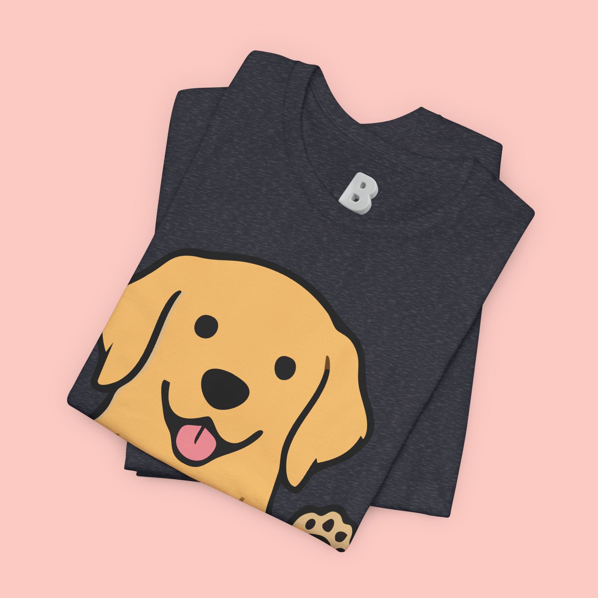 Love Your Dog Tee — Cute Golden Retriever Graphic T-Shirt