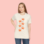 Dog Mom Paw Print T-Shirt — Cute Pet Lover Graphic Tee