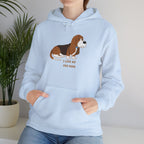 Dog Mom Hoodie — Cute Basset Hound I Love My Dog Mom Sweatshirt