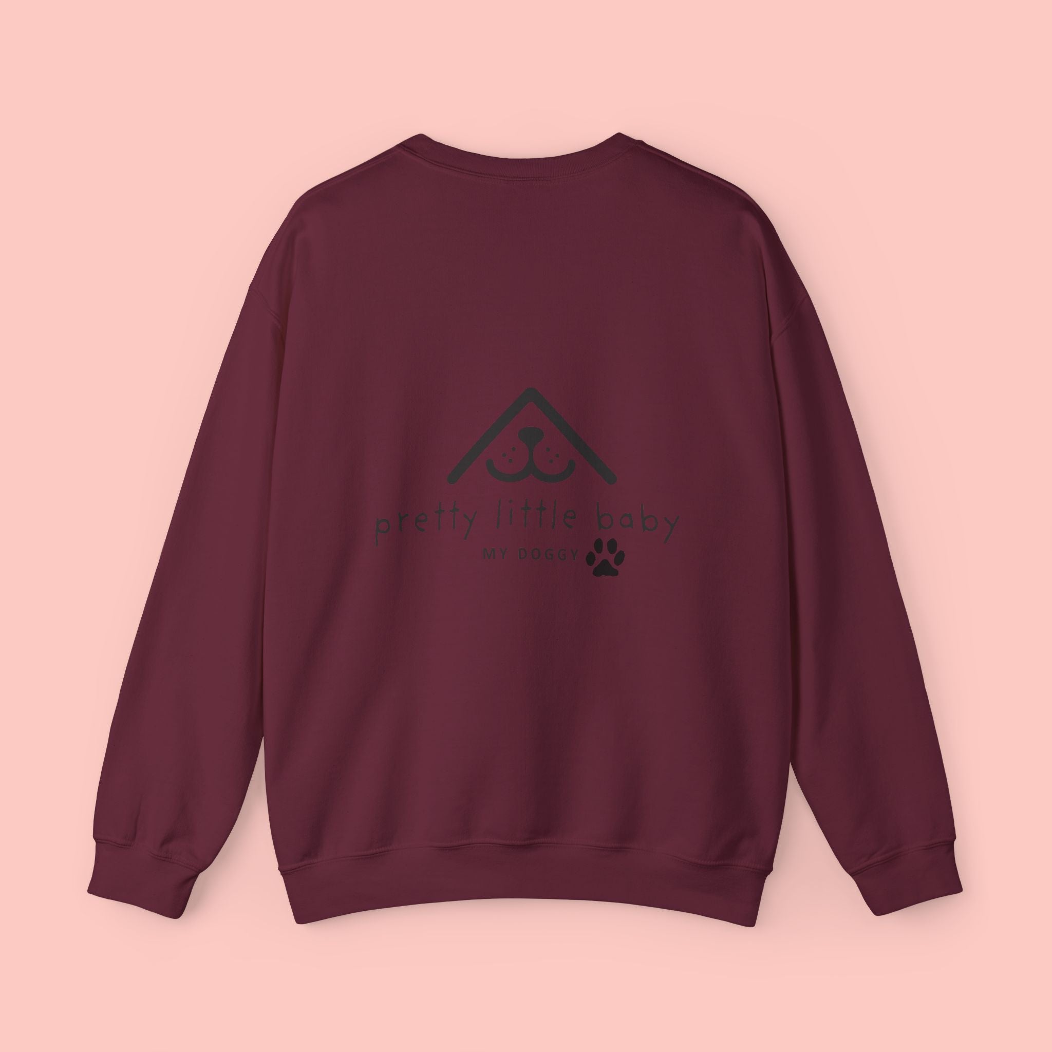 Pretty Little Baby Crewneck Sweatshirt – ‘My Doggy’ Paw Print Design