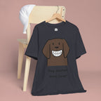 Dog Mother Wine Lover T-Shirt — Cute Cartoon Dog Graphic Tee