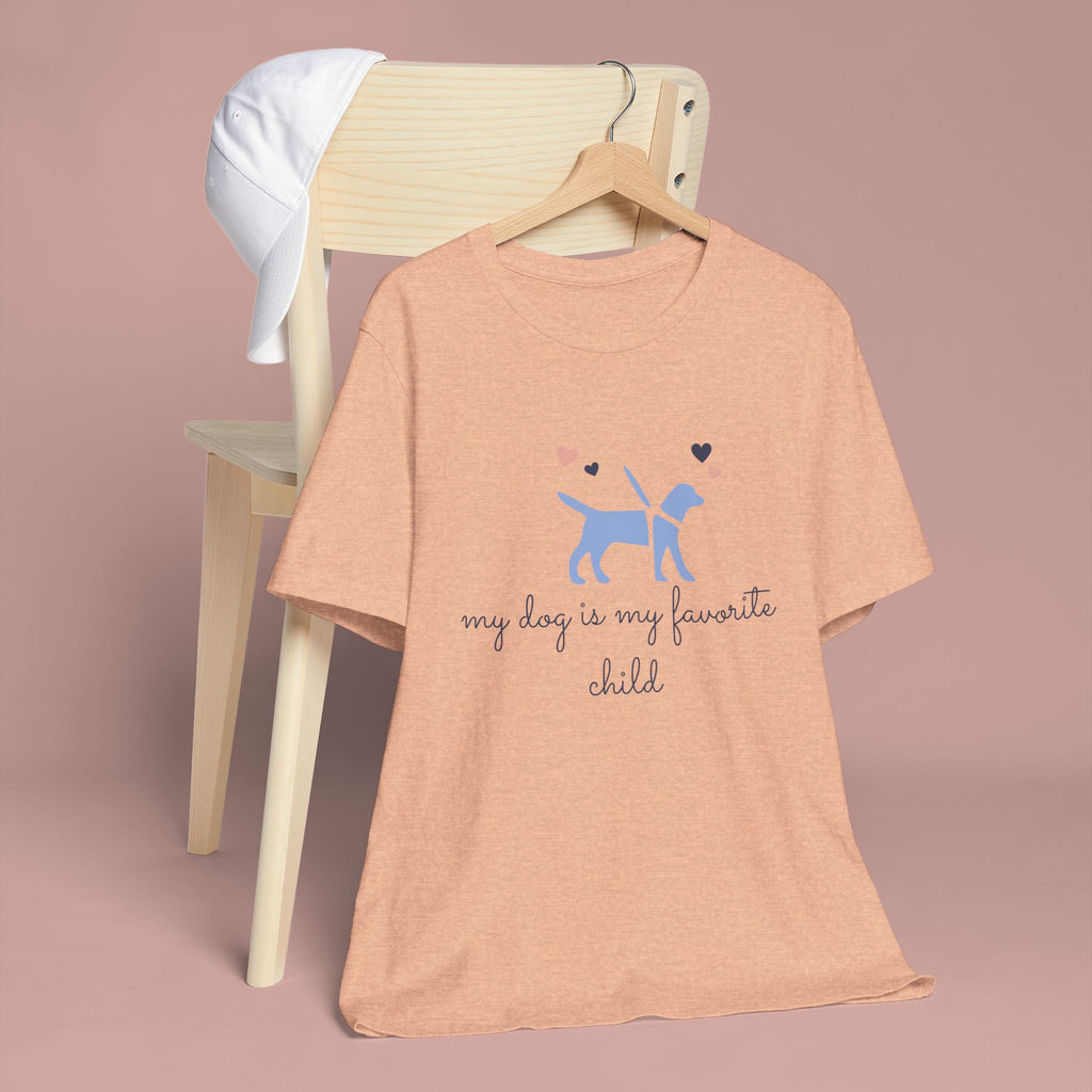 Dog Lover T‑Shirt — "My Dog Is My Favorite Child" Cute Puppy Graphic Tee