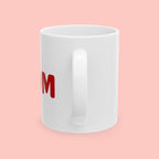 Dog Mom Ceramic Mug – Heart & Paw Print Coffee Cup (11oz/15oz)