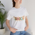 Pet Mom Banner Tee — Cute Paw Print "MOM" Graphic T-Shirt