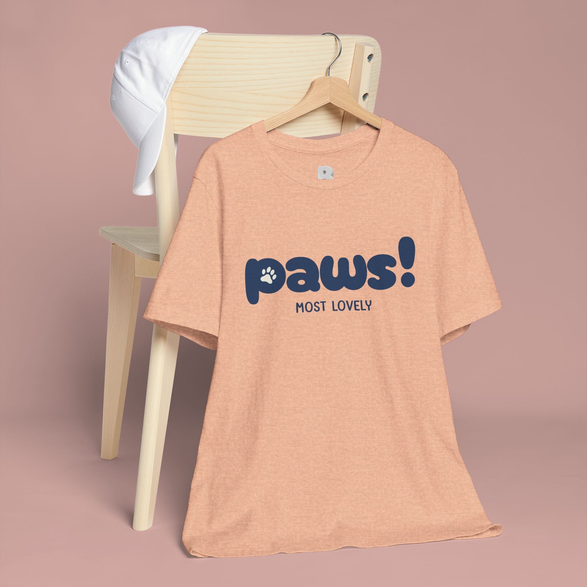 Paws! Cute Paw Print Tee — "Most Lovely" Graphic T-Shirt for Dog & Cat Lovers