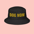 Dog Mom Embroidered Bucket Hat — Casual Pet Lover Sun Hat