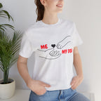 T-Shirt — "Me  My Dog" Minimalist Paw & Hand Illustration