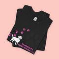 Dog Pawprint T-Shirt — "Pawprints Everywhere I Go" Cute Pet Lover Tee