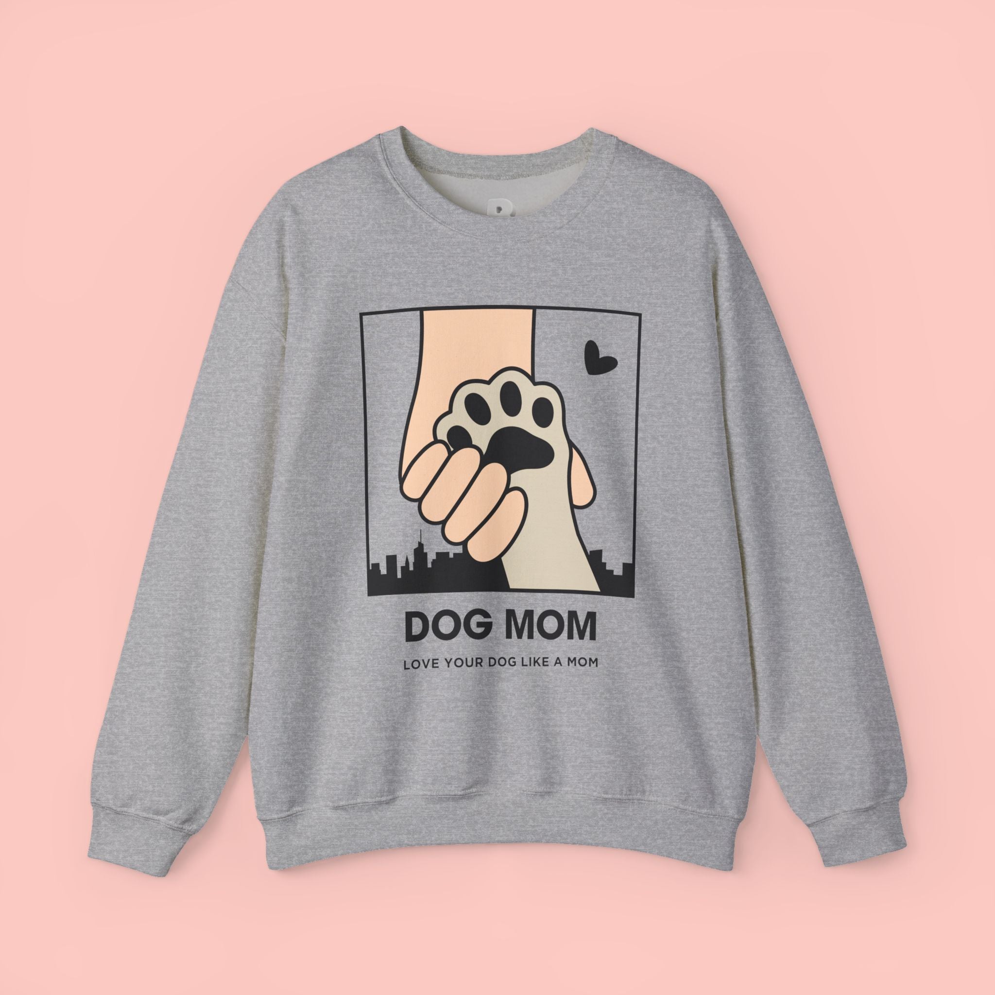 Dog Mom Crewneck Sweatshirt – Paw Hold Design