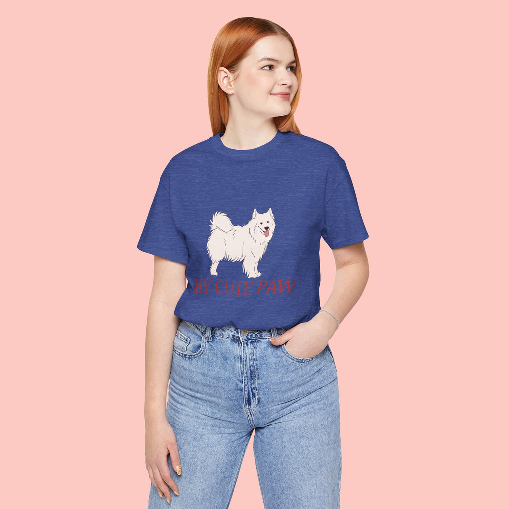 My Cute Paw Samoyed T‑Shirt — Cute Dog Graphic Tee for Pet Lovers