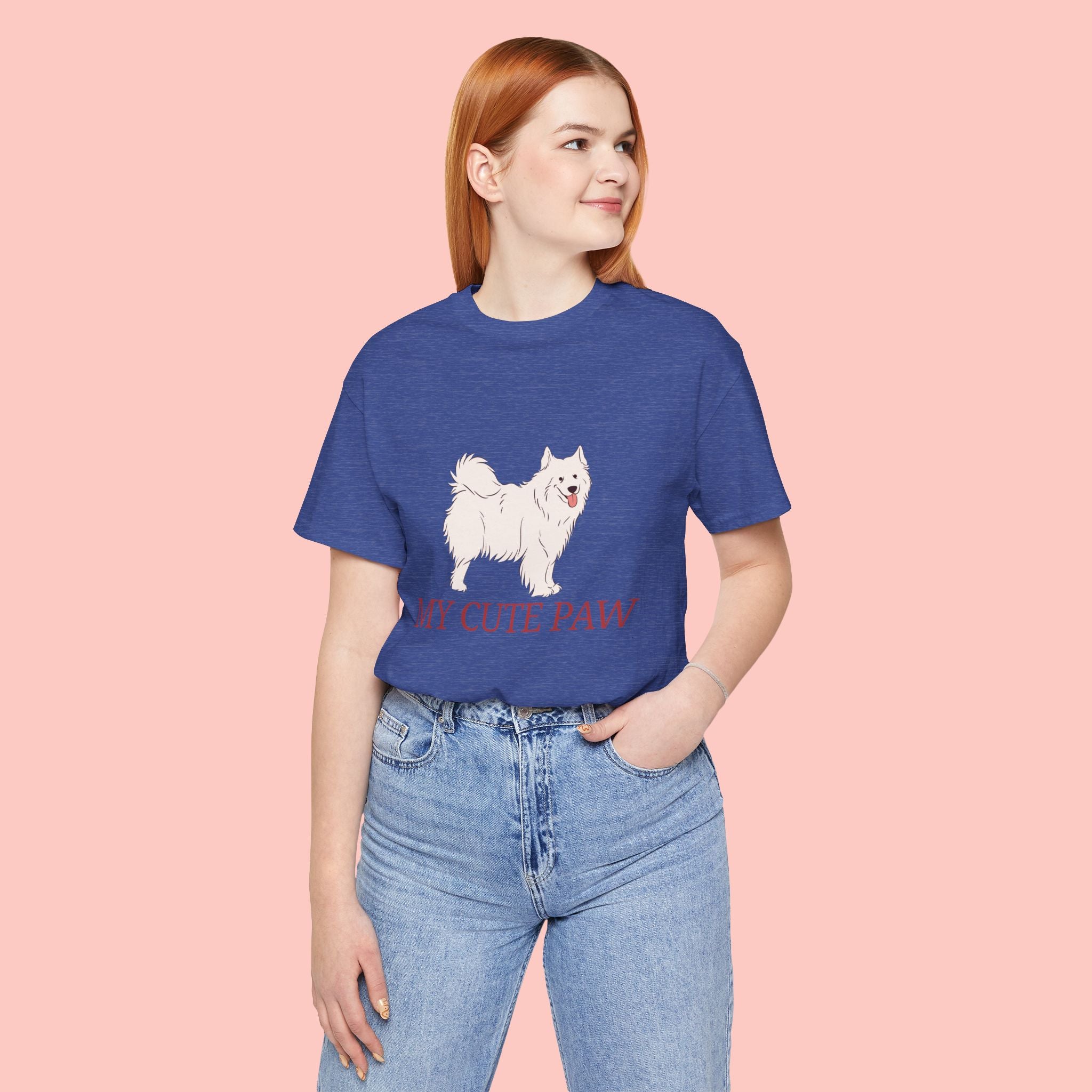 My Cute Paw Samoyed T‑Shirt — Cute Dog Graphic Tee for Pet Lovers
