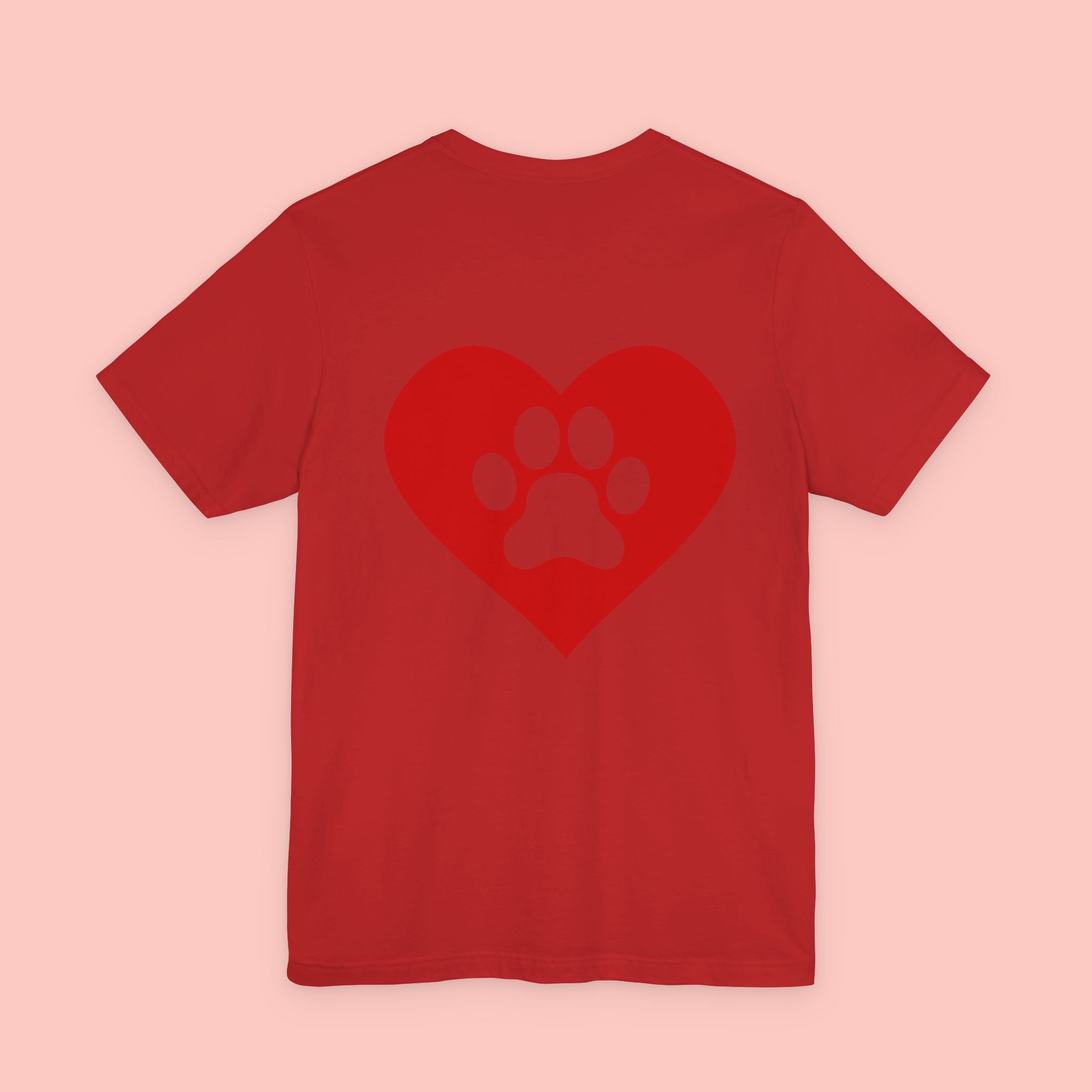 Pet Lover Heart Paw T-Shirt