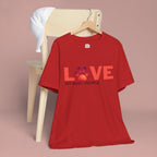 Dog Lover Tee - "LOVE My Dog > People" Paw Print Graphic T-Shirt