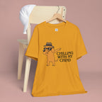 Chilling With My Chind T-Shirt — Funny Dabbing Cat Graphic Tee