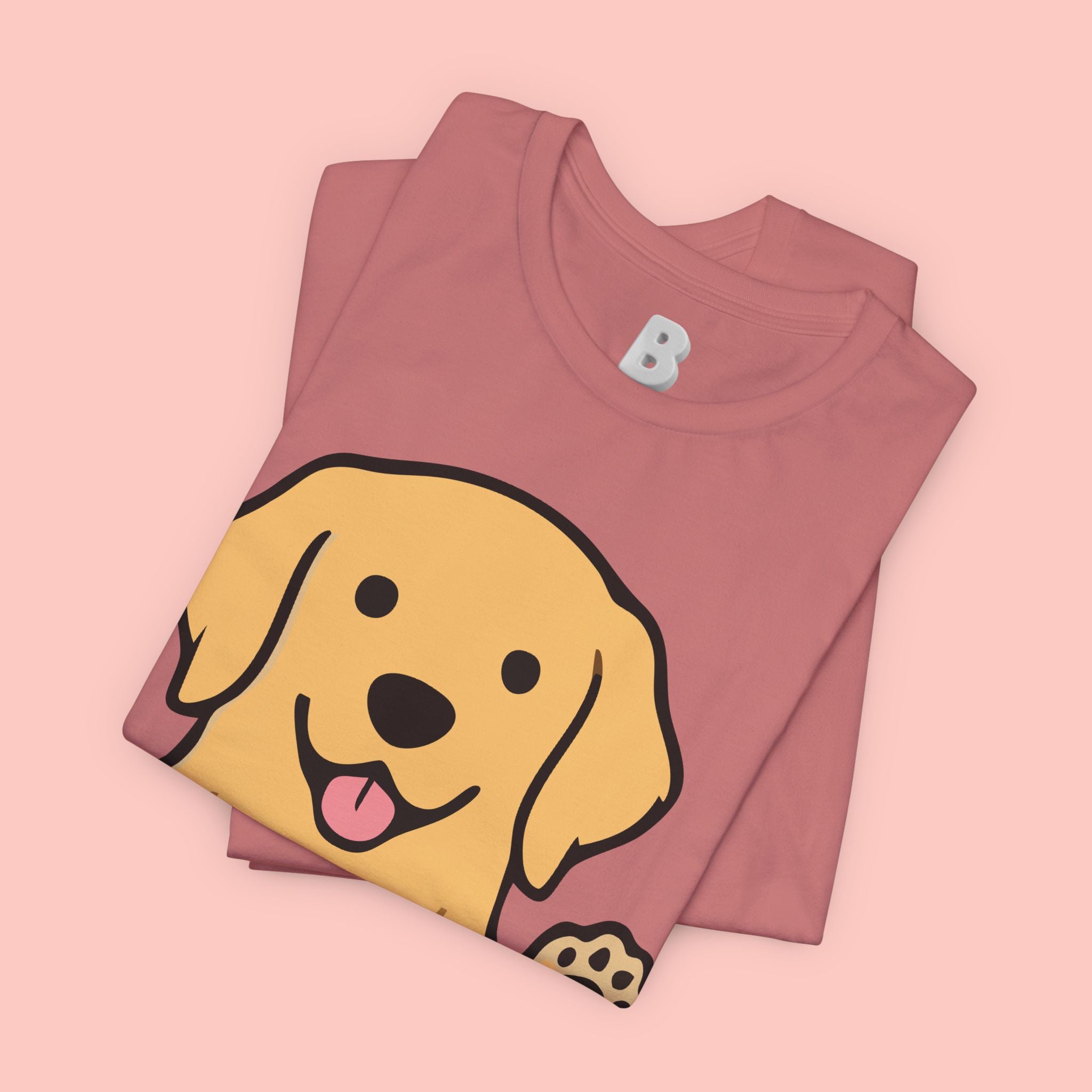 Love Your Dog Tee — Cute Golden Retriever Graphic T-Shirt