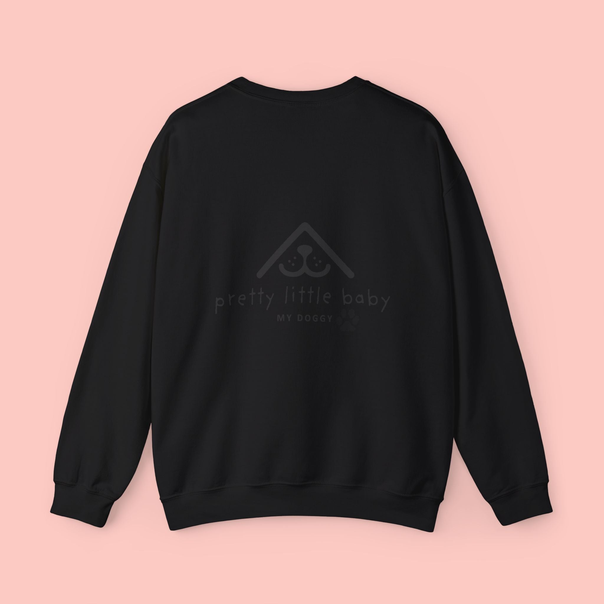 Pretty Little Baby Crewneck Sweatshirt – ‘My Doggy’ Paw Print Design