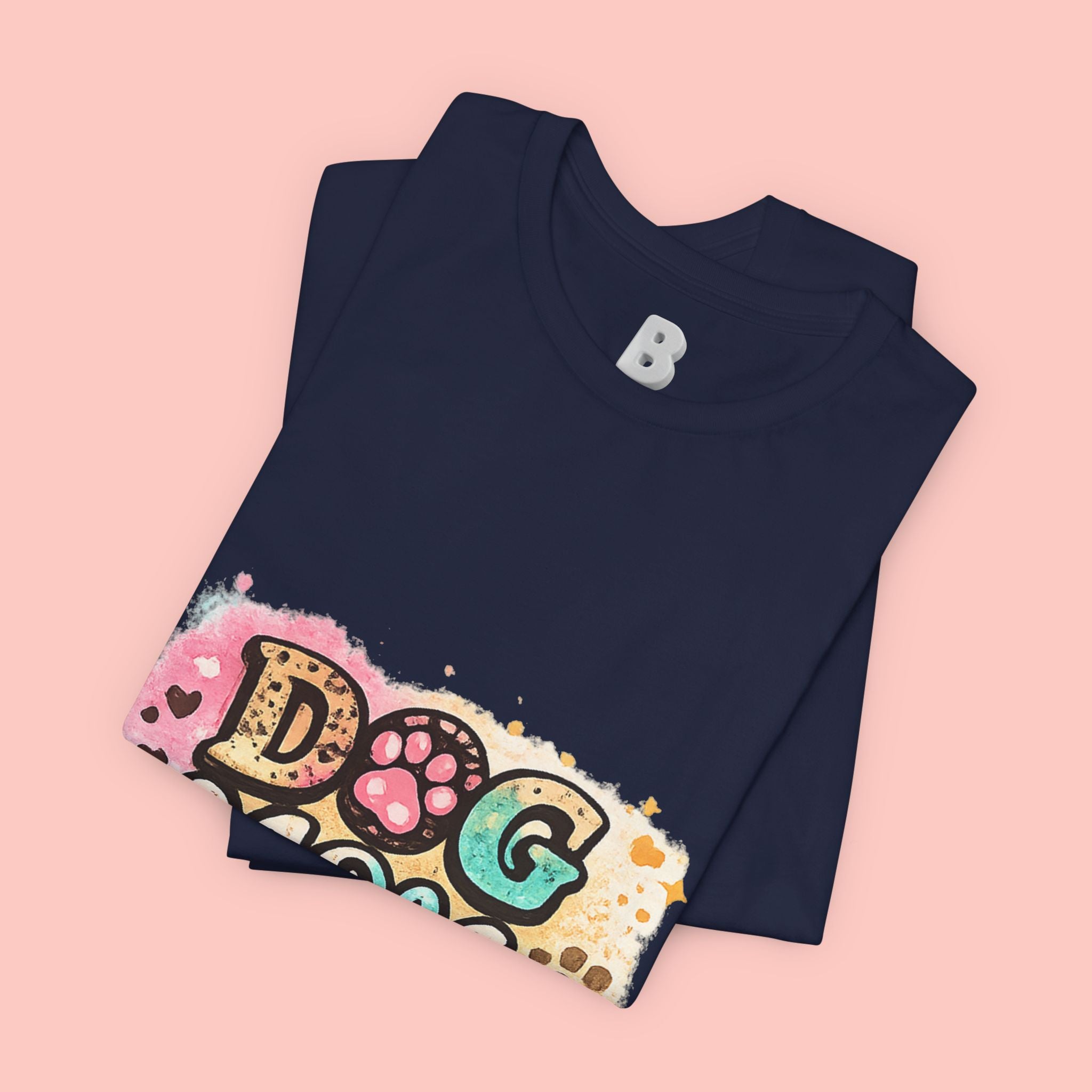 Dog Mom T-Shirt – Cute Paw Print Graphic Tee for Pet Lovers