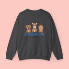 Dog Mom Crewneck Sweatshirt — Cute Puppy Graphic "Dog Mom: It’s Not a Hobby, It’s a Lifestyle"