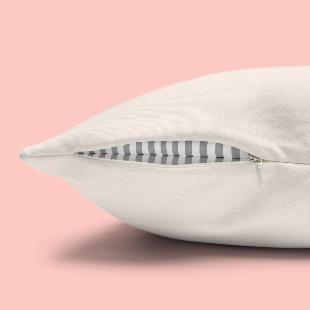 Spun Polyester Square Pillowcase